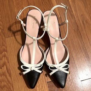 Kate Spade Black & White Stiletto Heels